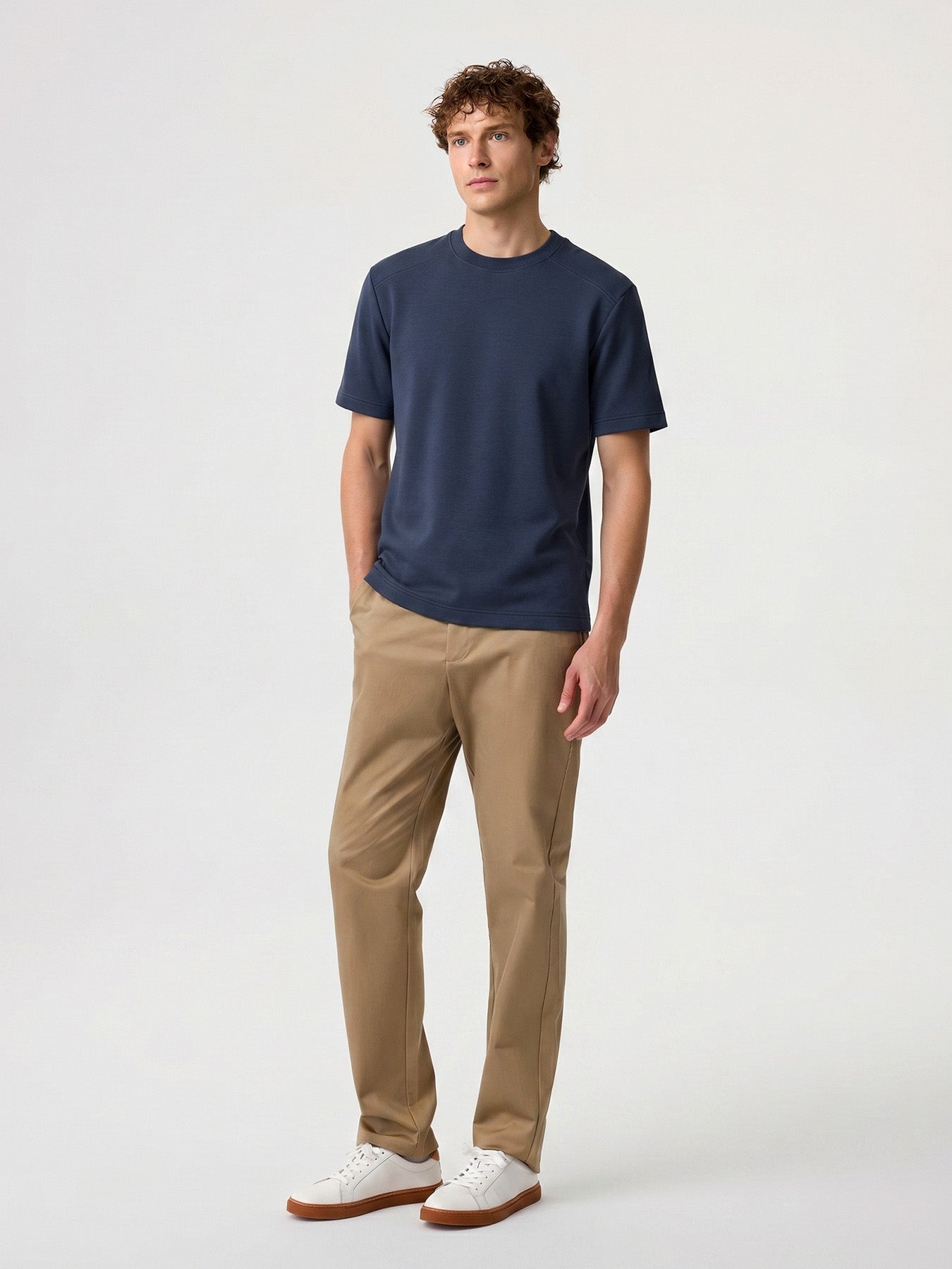Weekend Performance Structured Crewneck Tee