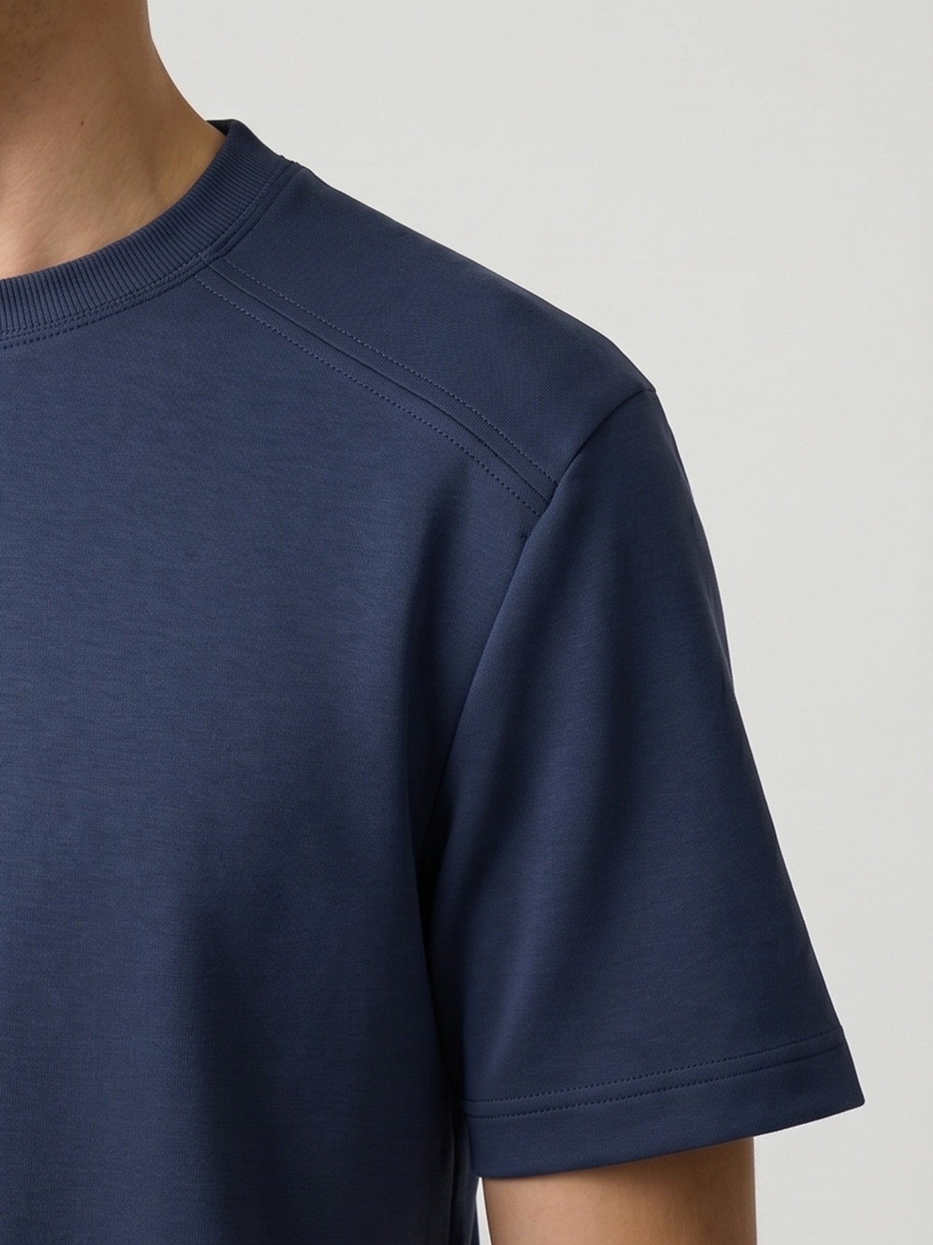 Weekend Performance Structured Crewneck Tee